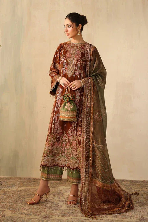 Baroque | Velvet 25 | UF-4317 - Aqsa Fabrics