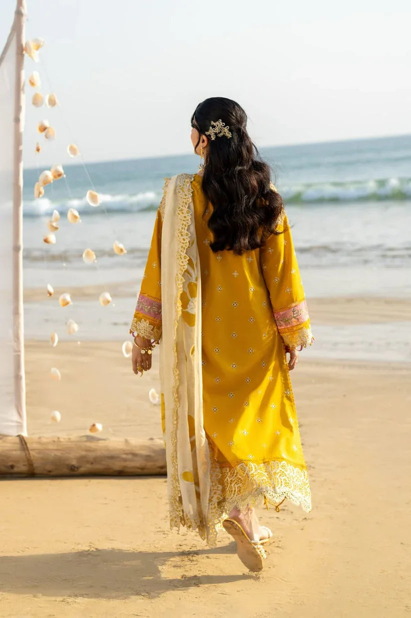 Aabyaan | Saagar Luxury Lawn 25 | ZIYANA (AS-05) - Aqsa Fabrics