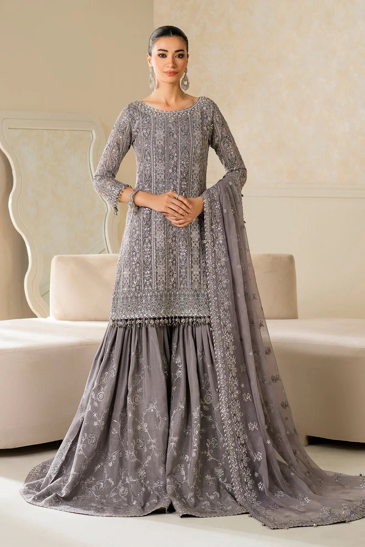 Baroque | Formal Collection |  UF-4161 - Aqsa Fabrics