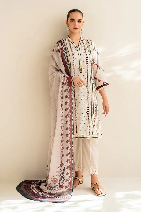 Baroque | Luxury Pret 24 | LAWN UF-678 - Aqsa Fabrics