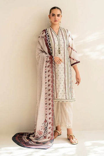 Baroque | Luxury Pret 24 | LAWN UF-678 - Aqsa Fabrics