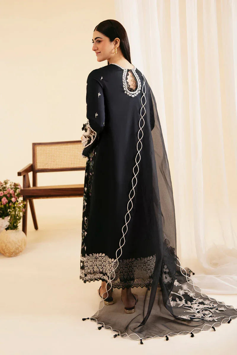 Qalamkar | Qlinekari Luxury Lawn | SQ-03 MARWA - Aqsa Fabrics