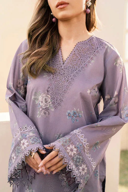Baroque | Luxury Pret 24 | LAWN UF-600 - Aqsa Fabrics