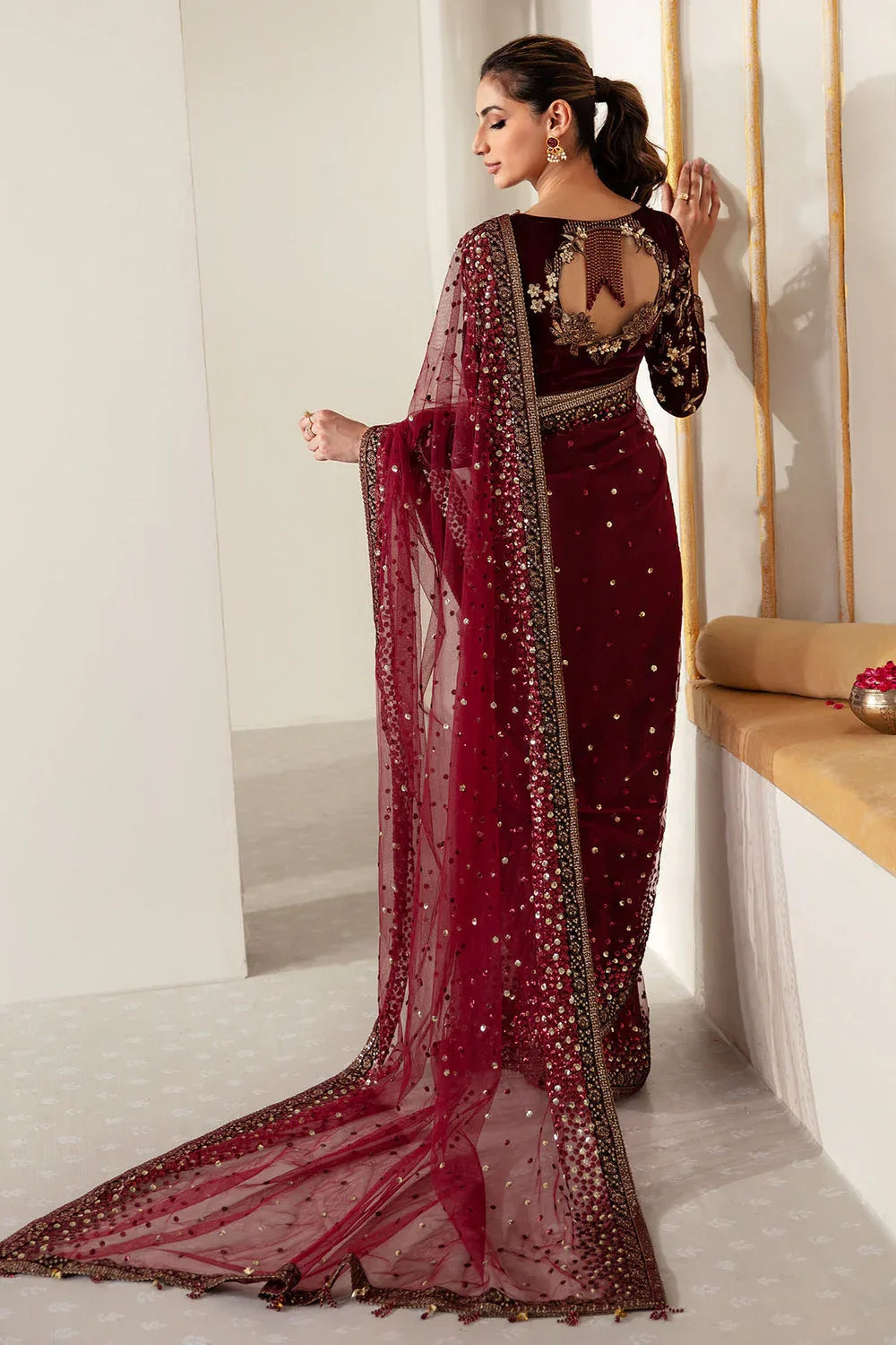 Jazmin | Velvet Edit 24 | Velvet Formal VF-2016 - Aqsa Fabrics
