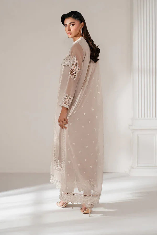 Baroque | Luxury Pret 25 | EMBROIDERED ORGANZA PR-1100 - Aqsa Fabrics