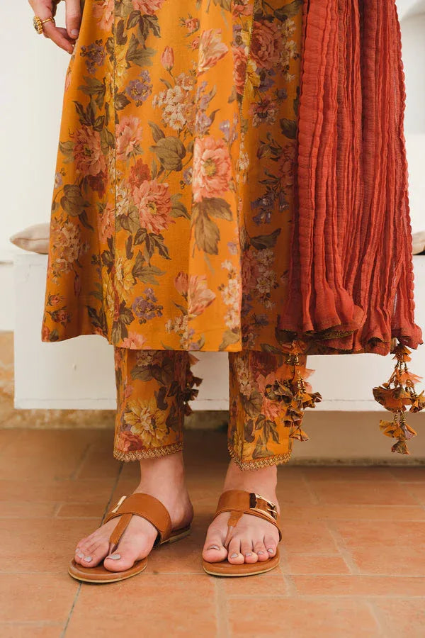 Baroque | Luxury Pret 24 | LAWN UF-653 - Aqsa Fabrics