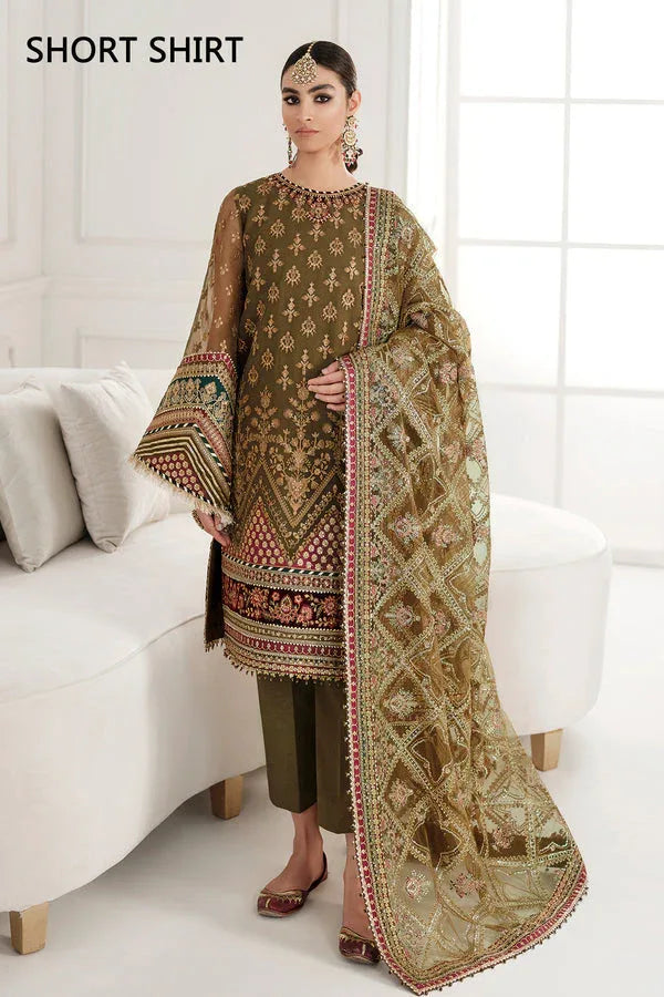 Baroque | Luxury Collection | EMBROIDERED CHIFFON CH10-06 - Aqsa Fabrics