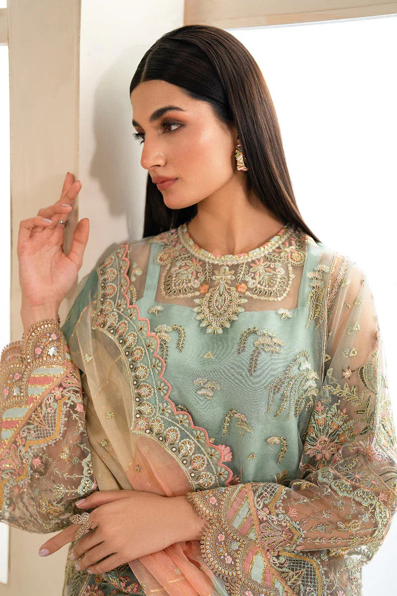Baroque | Formal Collection | NET UF-620 - Aqsa Fabrics