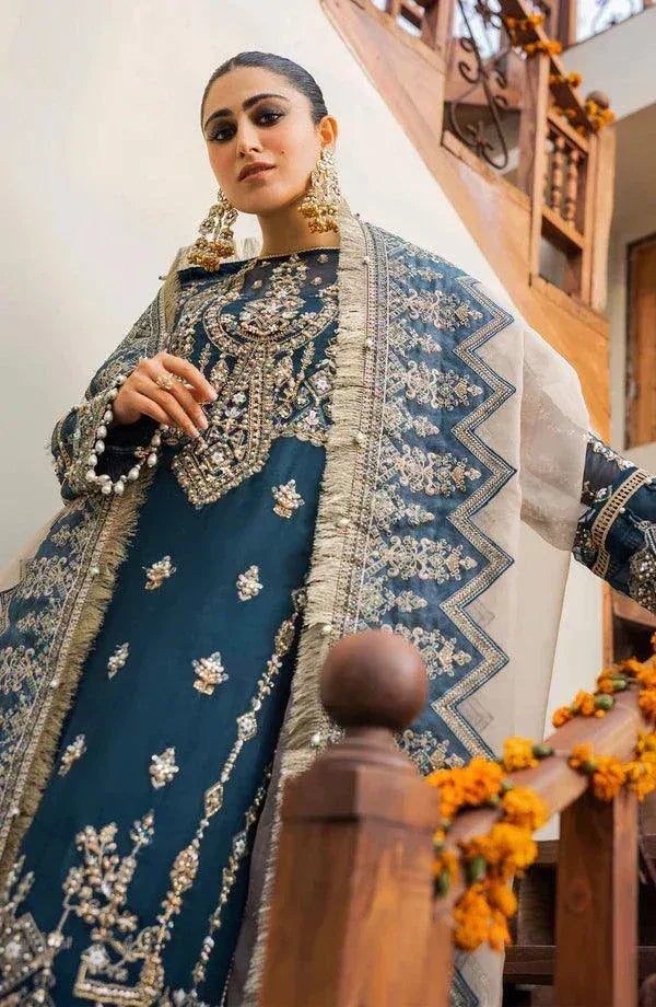 Eleshia | Zarin Wedding Formals 23 | Mayura - Aqsa Fabrics