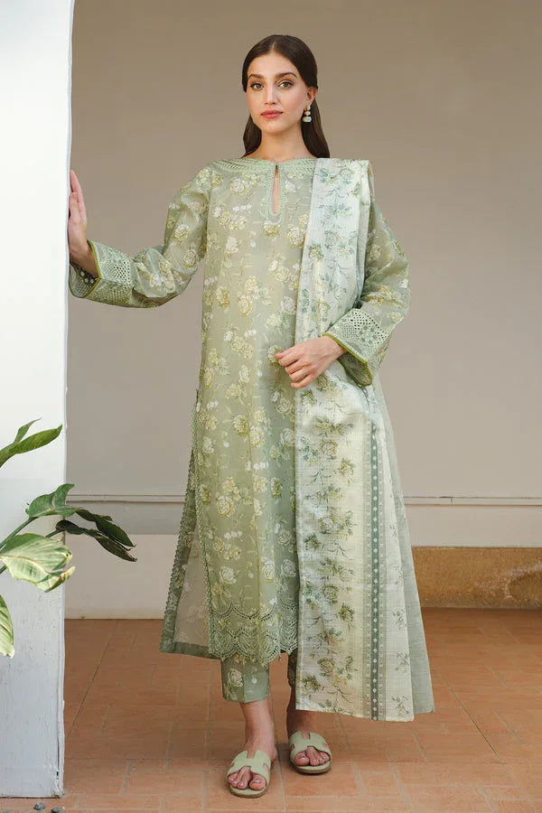 Baroque | Luxury Pret 24 | LAWN UF-654 - Aqsa Fabrics