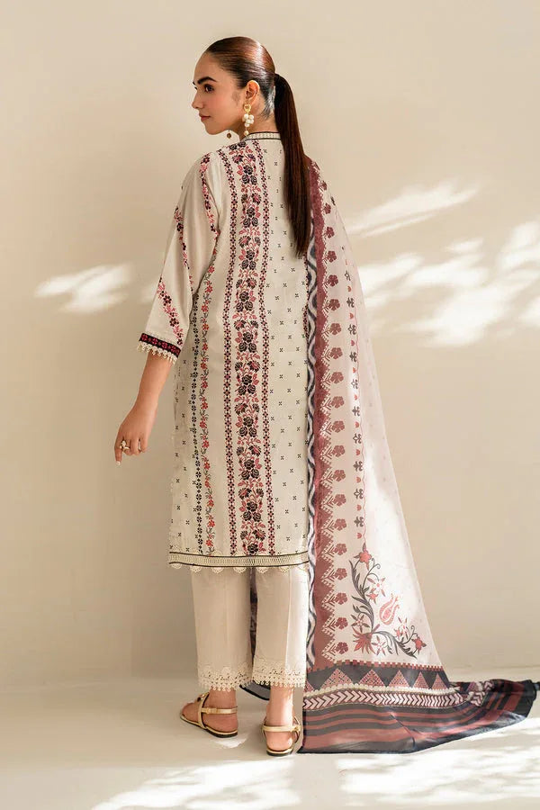 Baroque | Luxury Pret 24 | LAWN UF-678 - Aqsa Fabrics