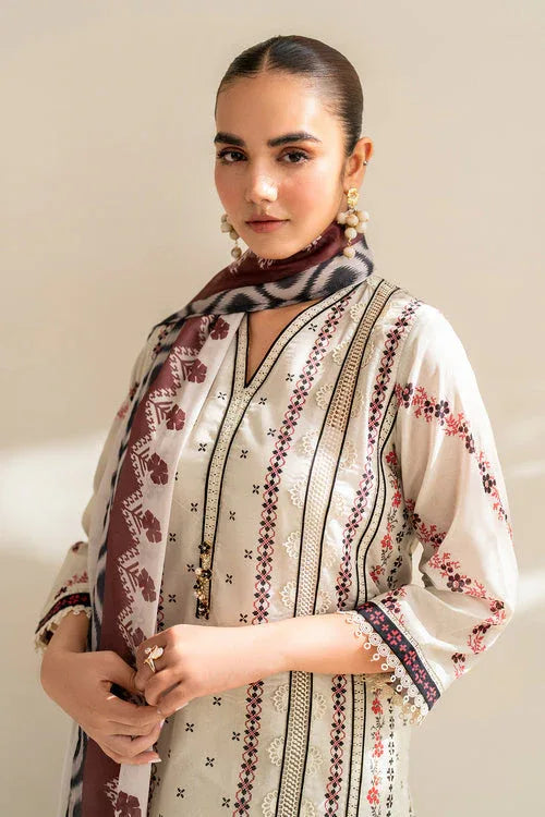 Baroque | Luxury Pret 24 | LAWN UF-678 - Aqsa Fabrics
