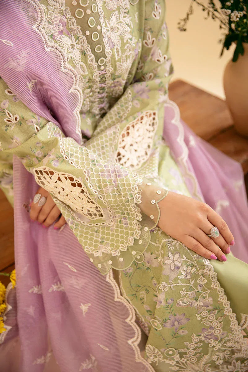 Qalamkar | Qlinekari Luxury Lawn | SQ-10 VEHJA - Aqsa Fabrics