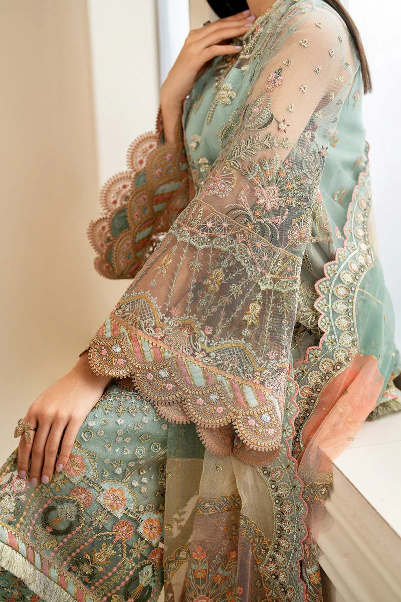 Baroque | Formal Collection | NET UF-620 - Aqsa Fabrics