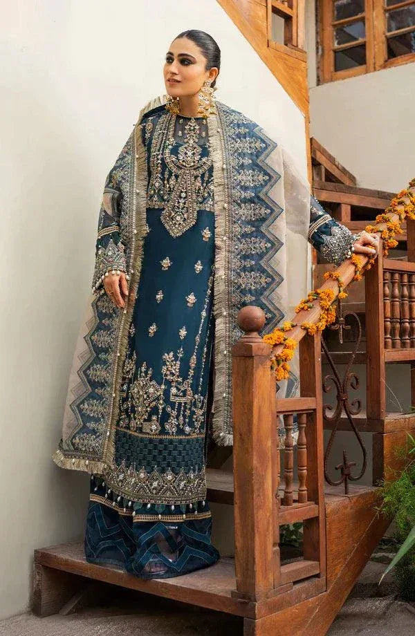 Eleshia | Zarin Wedding Formals 23 | Mayura - Aqsa Fabrics