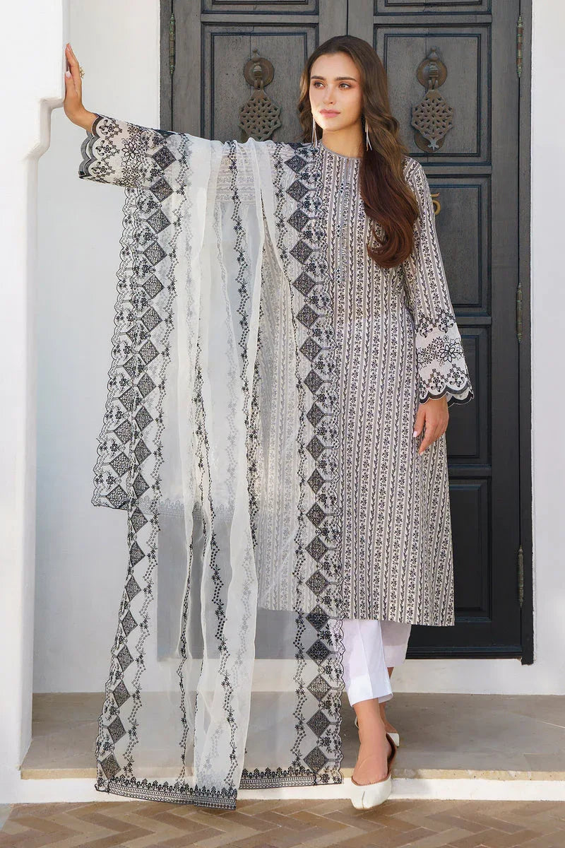 Baroque | Luxury Pret 24 | LAWN UF-574 - Aqsa Fabrics
