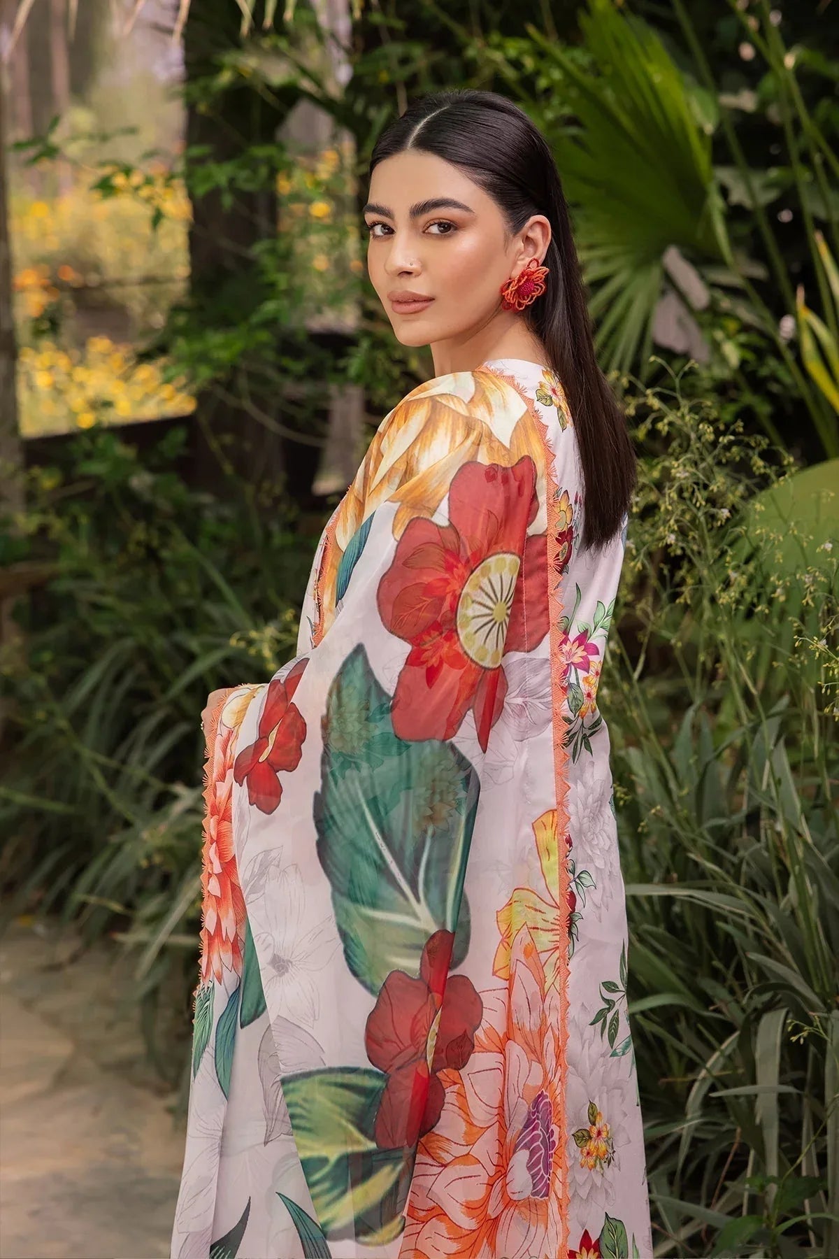 Alizeh | Sheen Lawn Prints 24 | ORCHID - Aqsa Fabrics