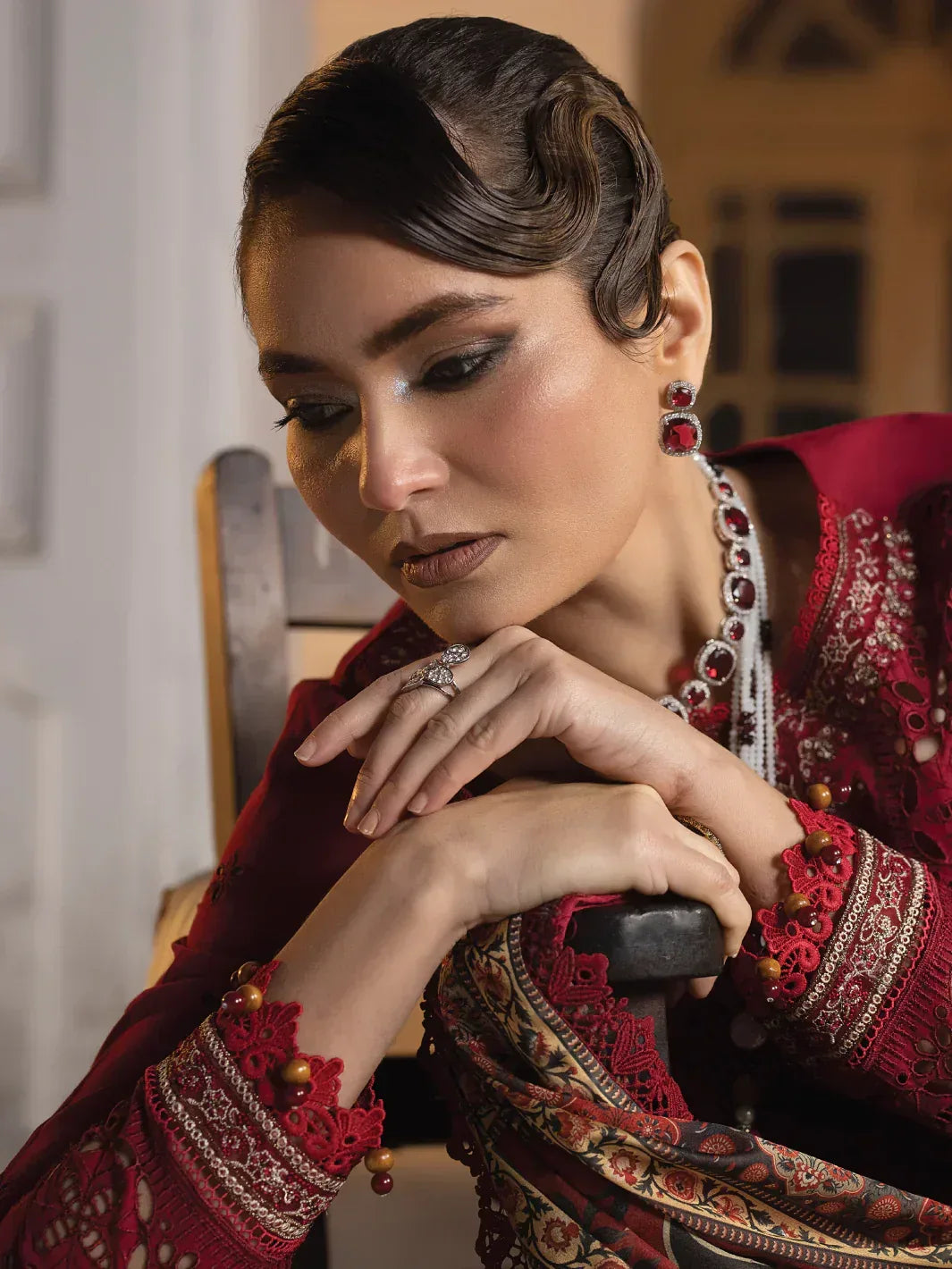 Faiza Faisal | Maya Luxury Lawn | Elif - Aqsa Fabrics