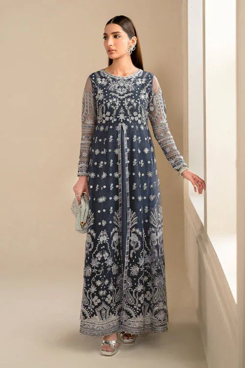 Baroque | Luxury Pret 24 | NET UF-621 - Aqsa Fabrics