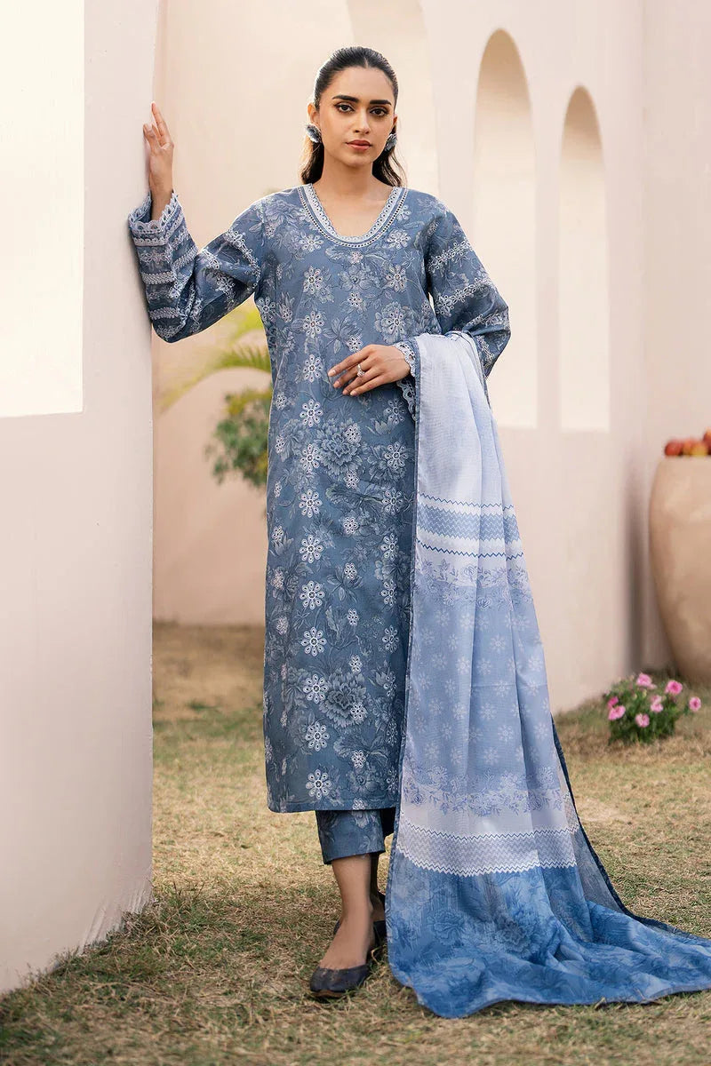 Baroque | Luxury Pret 24 | LAWN UF-601 - Aqsa Fabrics
