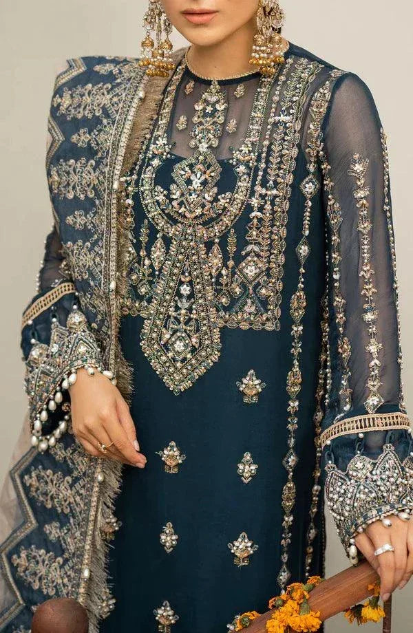 Eleshia | Zarin Wedding Formals 23 | Mayura - Aqsa Fabrics