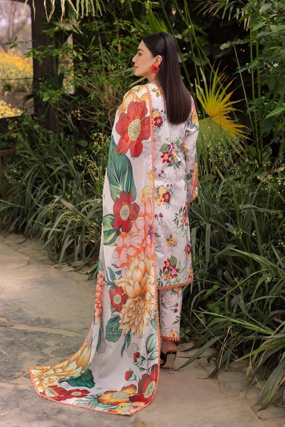 Alizeh | Sheen Lawn Prints 24 | ORCHID - Aqsa Fabrics