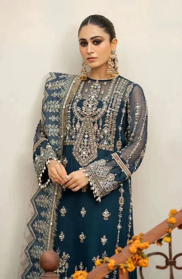 Eleshia | Zarin Wedding Formals 23 | Mayura - Aqsa Fabrics