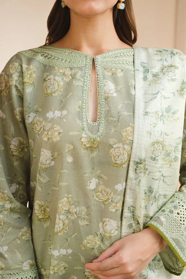 Baroque | Luxury Pret 24 | LAWN UF-654 - Aqsa Fabrics