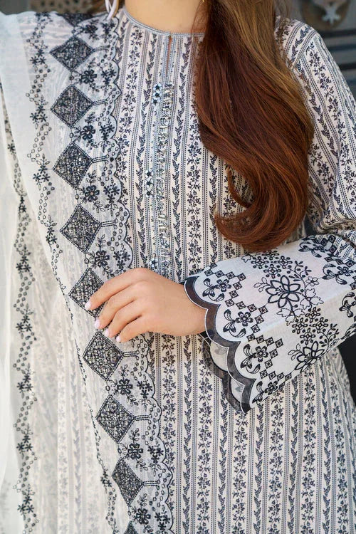 Baroque | Luxury Pret 24 | LAWN UF-574 - Aqsa Fabrics