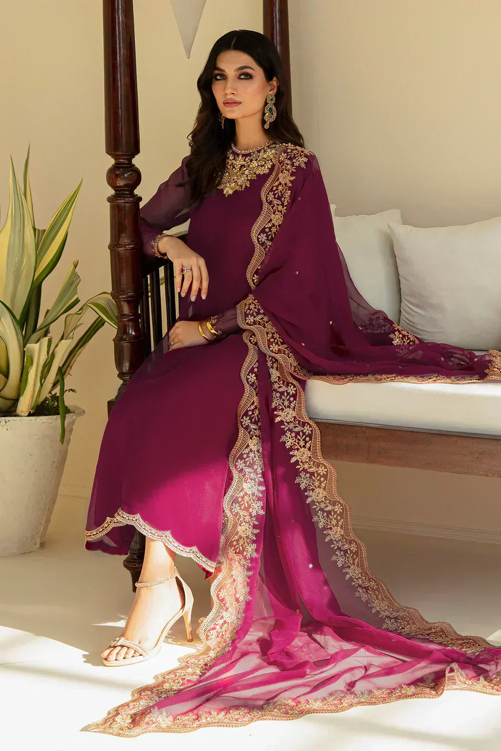 Baroque | Formals Collection | PR-829 - Aqsa Fabrics