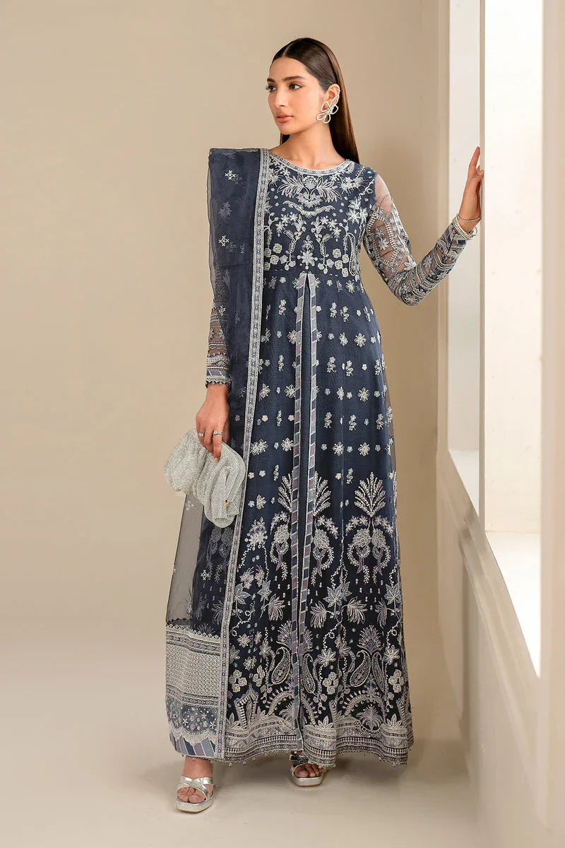Baroque | Luxury Pret 24 | NET UF-621 - Aqsa Fabrics