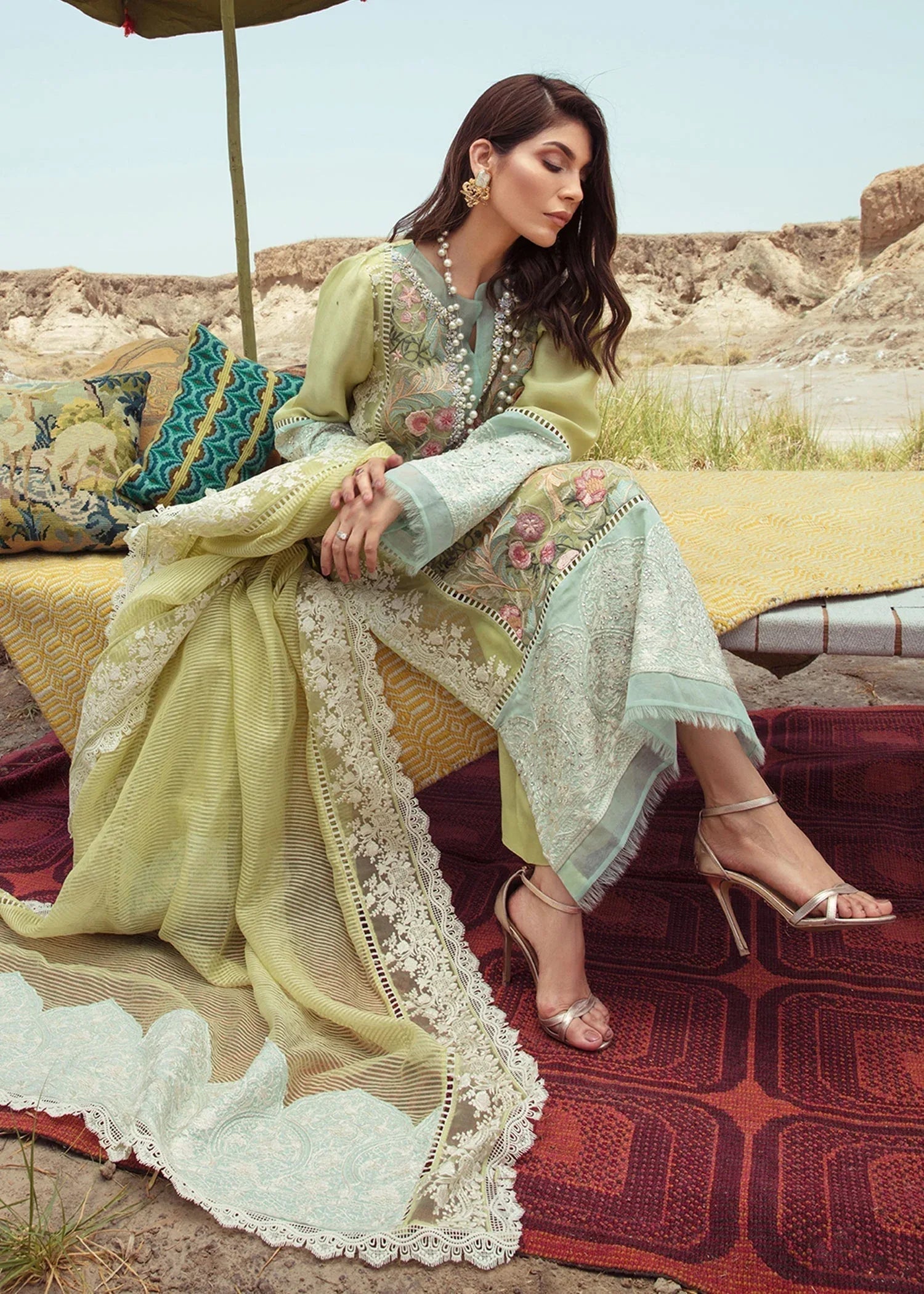 Saira Shakira | Luxury Pret | Aurora - Aqsa Fabrics