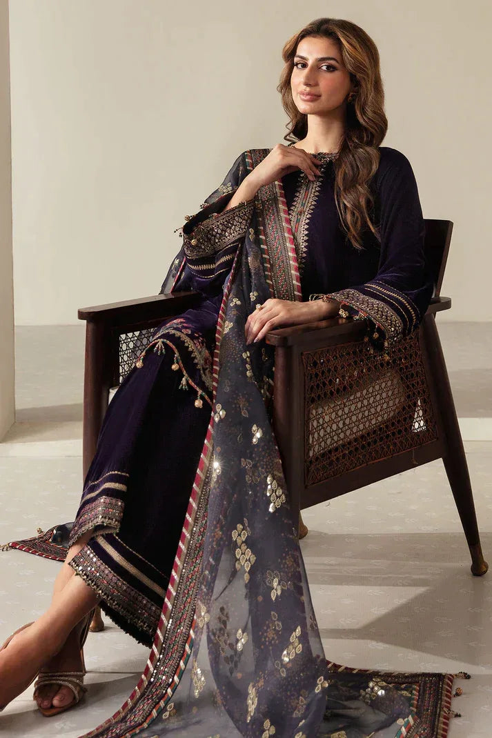 Jazmin | Velvet 23 | VF-2011 - Aqsa Fabrics