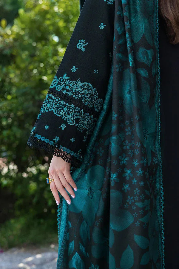 Farasha | Eminence Khaddar 25 | Sepia - Aqsa Fabrics