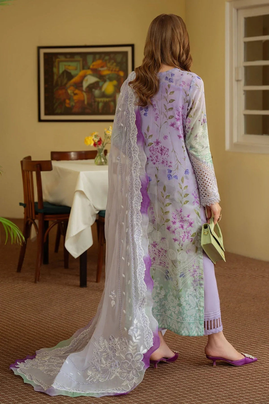 Nureh | Maya Swiss Lawn | NS-148 - Aqsa Fabrics