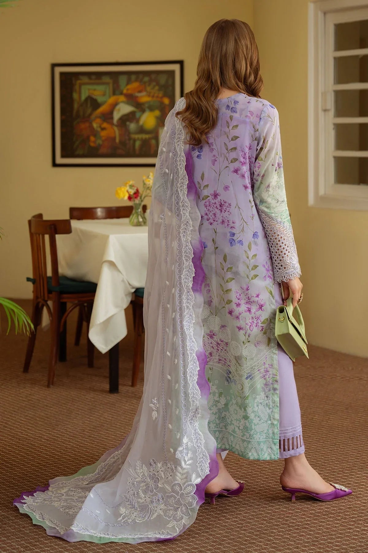 Nureh | Maya Swiss Lawn | NS-148 - Aqsa Fabrics