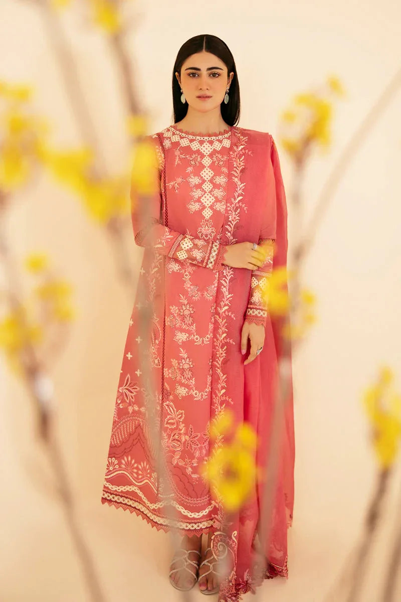 Qalamkar | Qlinekari Luxury Lawn | SQ-09 SENA - Aqsa Fabrics