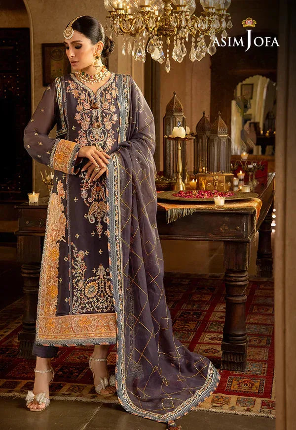 Asim Jofa | Velvet Festive 23 | AJVF-04 - Aqsa Fabrics