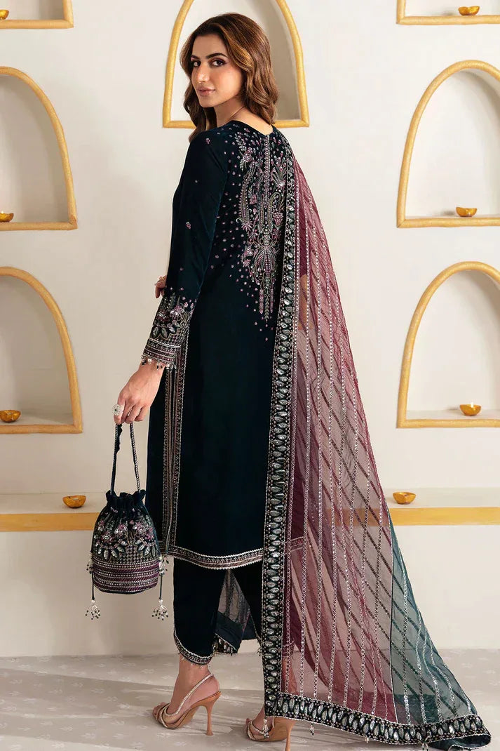 Jazmin | Velvet 23 | VF-2008 - Aqsa Fabrics