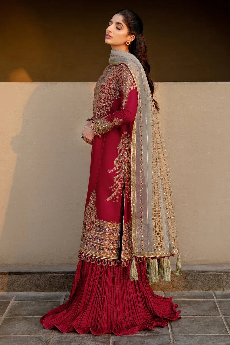 Jazmin | Shahkaar Luxury Lawn 25 | SL25-D5 - Aqsa Fabrics