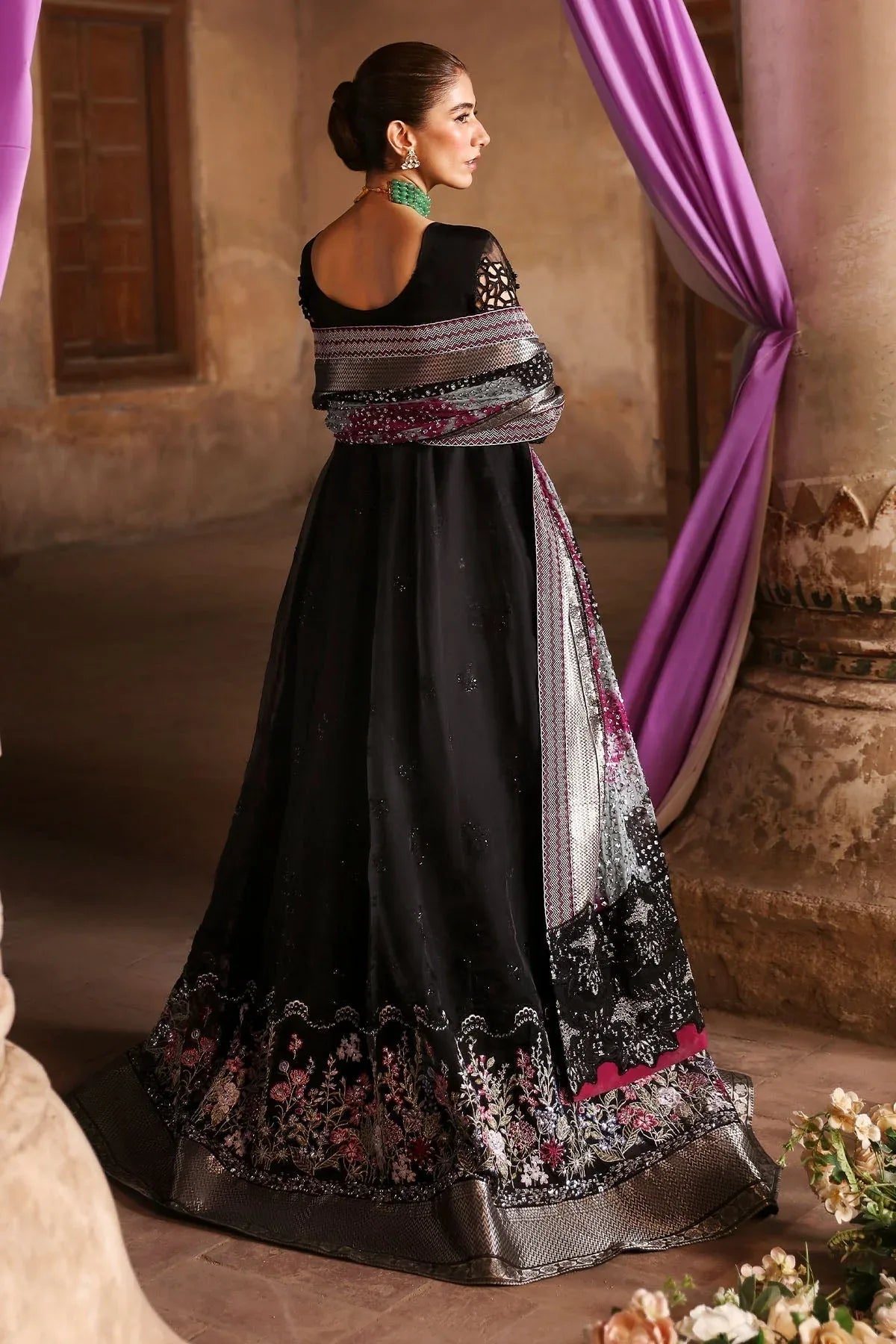 Nureh | Jhoomro Wedding Formals | NL-73 MAYA - Aqsa Fabrics