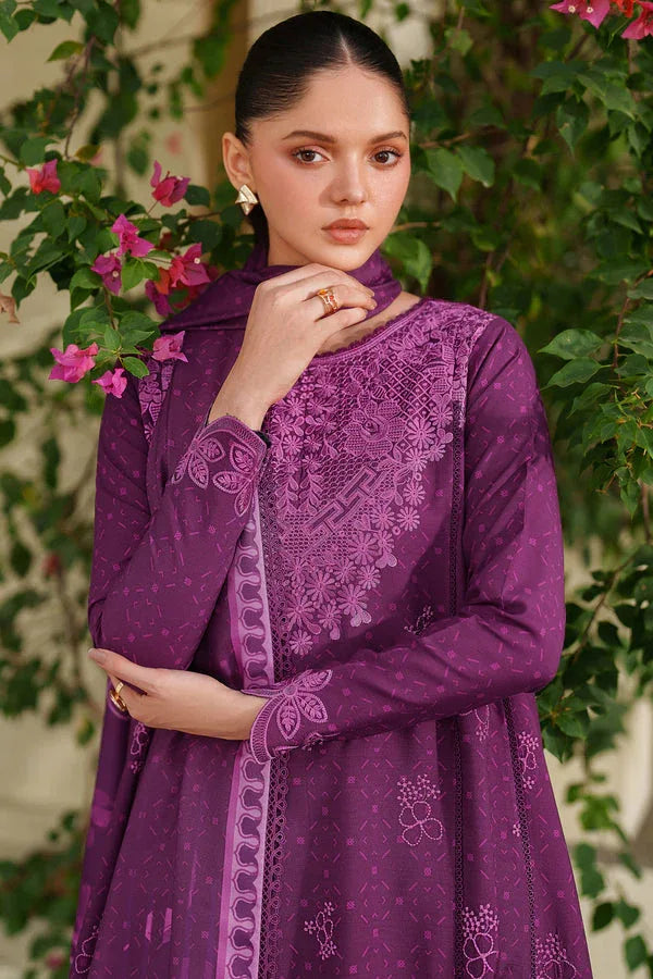 Farasha | Meline Premium Viscose 25 | Wild Plum - Aqsa Fabrics