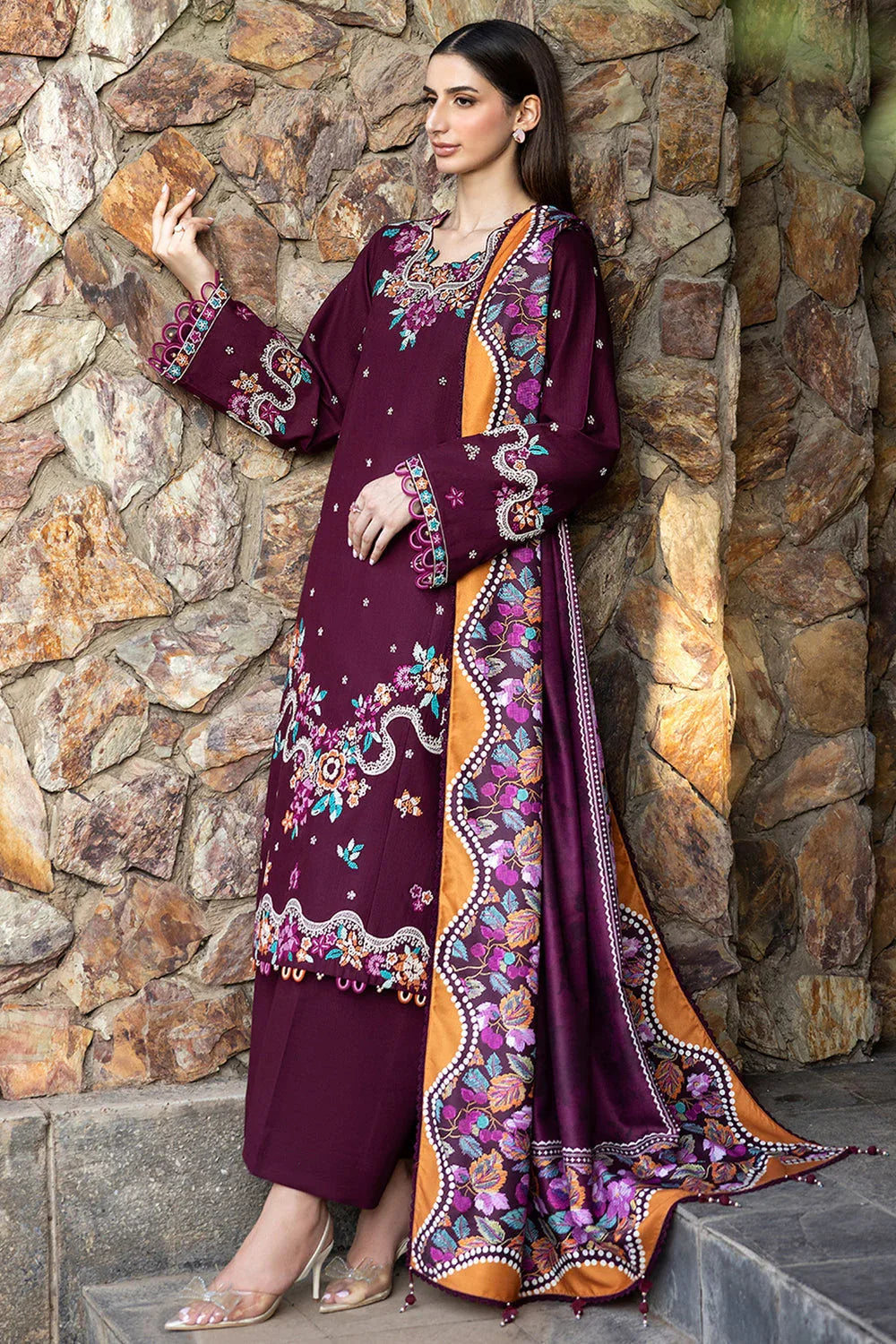 Farasha | Eminence Khaddar 25 | Pheona - Aqsa Fabrics