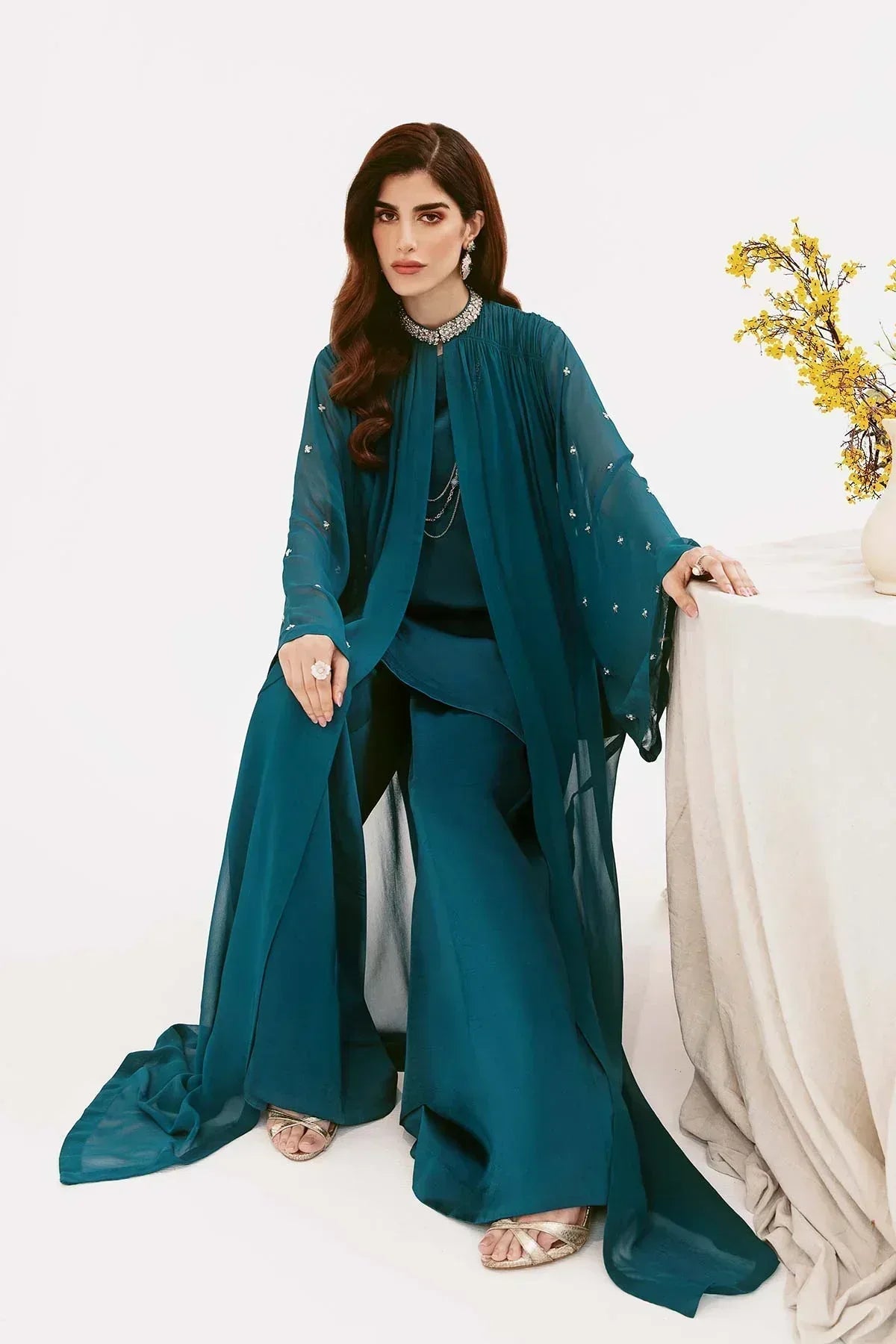 Mina Kashif | Ala Mode Luxury Formals 23 |Elisa - Aqsa Fabrics