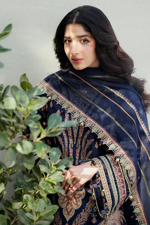 Jazmin | Shahkaar Luxury Lawn 25 | SL25-D8 - Aqsa Fabrics