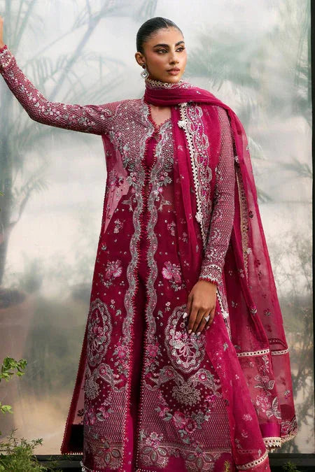 Afrozeh | La Fuschia 25 | Rowan - Aqsa Fabrics