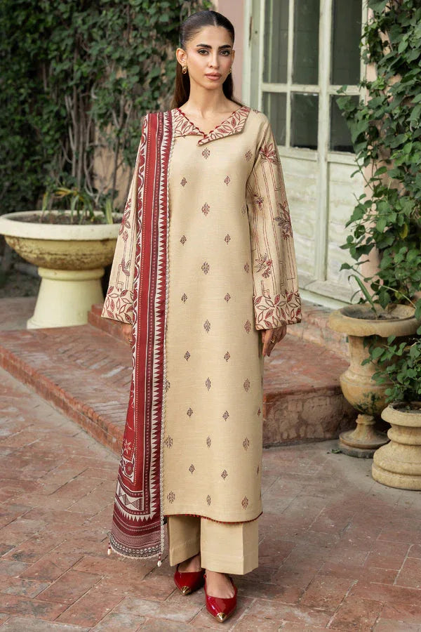 Farasha | Eminence Khaddar 25 | Sunrose - Aqsa Fabrics