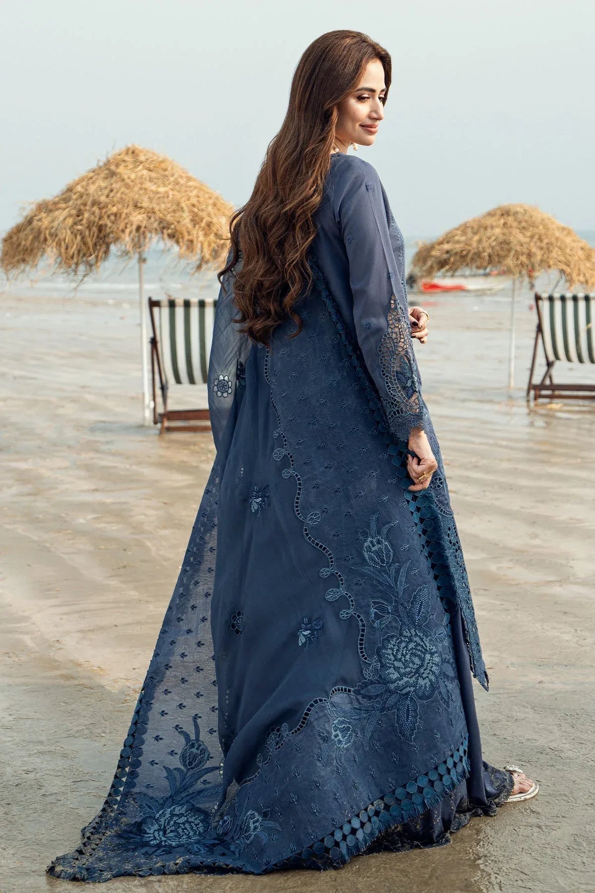 Nureh | Khuwab Luxury Lawn | NE-146 - Aqsa Fabrics