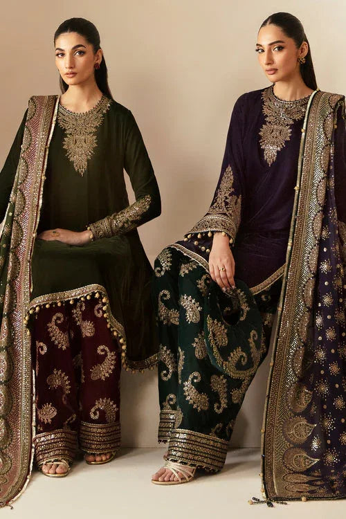 Jazmin | Velvet Edit 24 | VF-2029 - Aqsa Fabrics