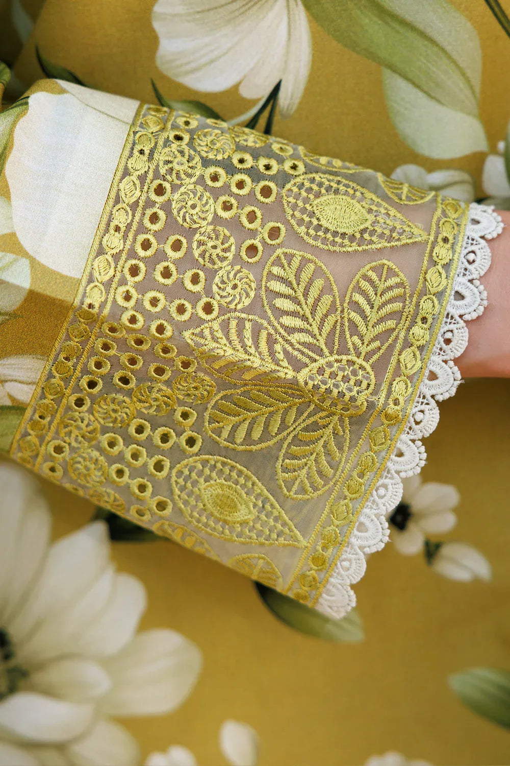 Farasha | Printed Essentials | Marigold Haze - Aqsa Fabrics
